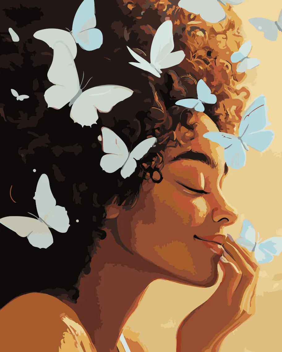 Femme papillon