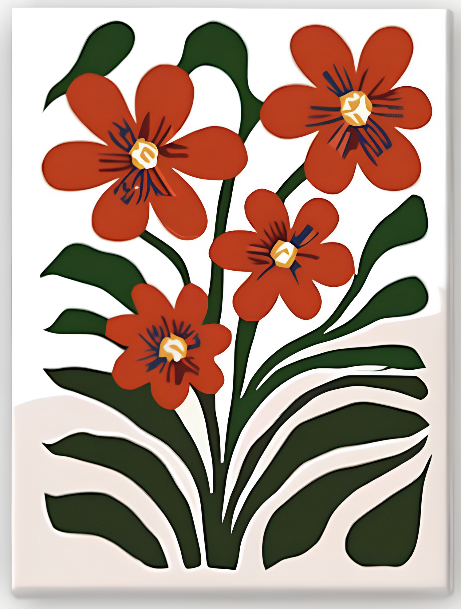 mini-tableau - Fleurs 2