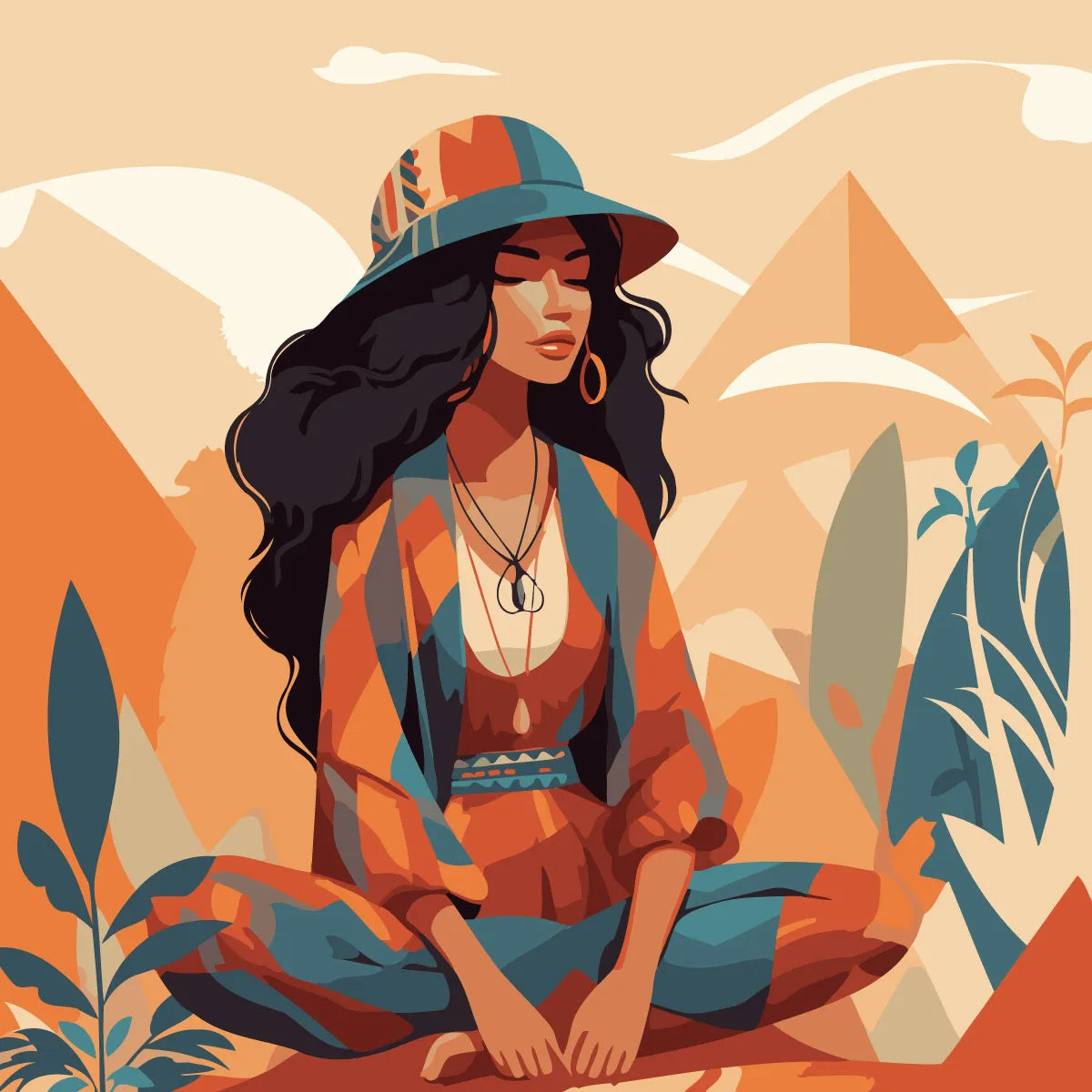 Femme du désert