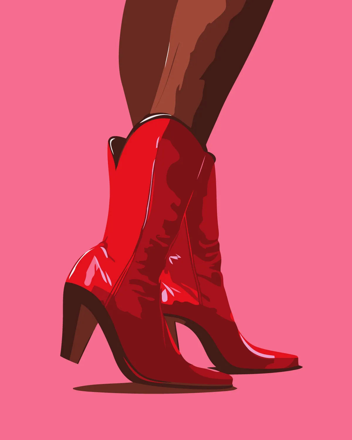 La Femme aux bottes rouges