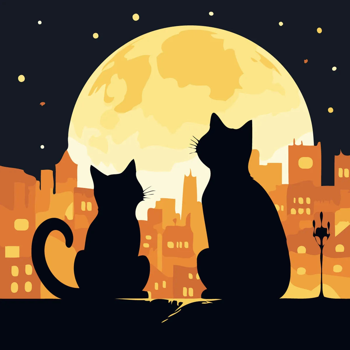 Bonne nuit chats