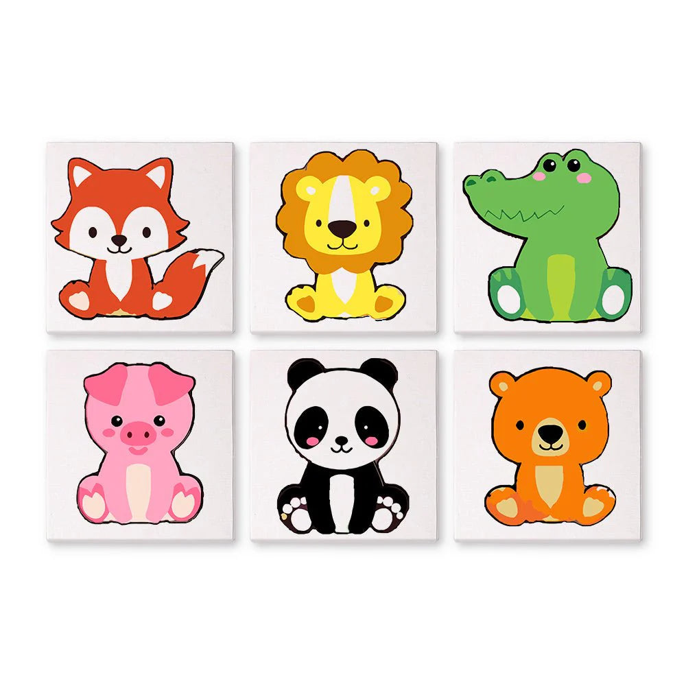 6 mini-tableaux - Mini Animal