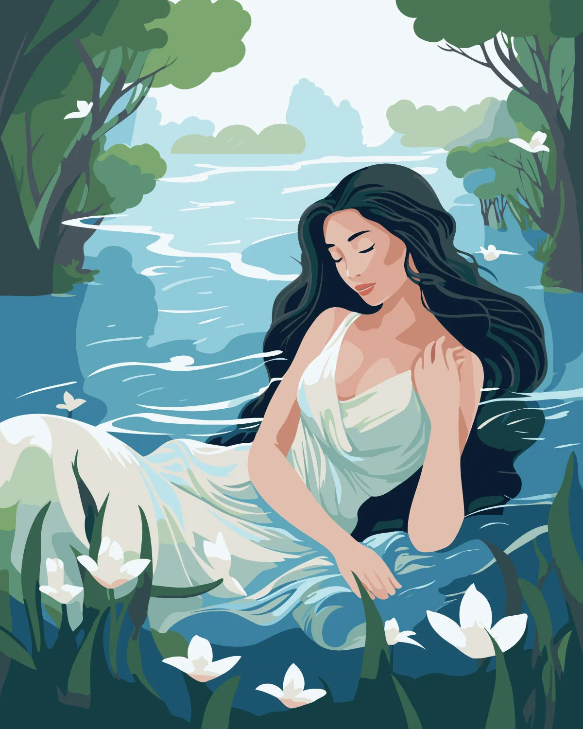Femme rivière