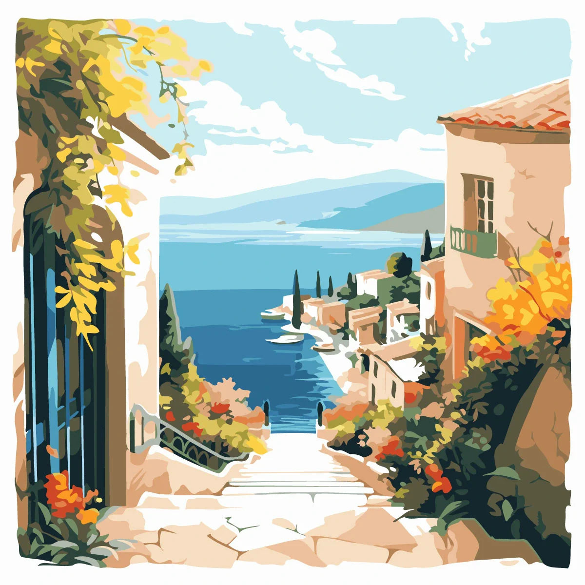 Vue méditerranéenne