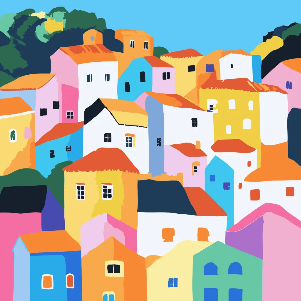 Ville colorée