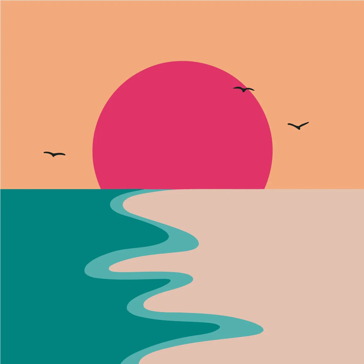 Coucher de soleil